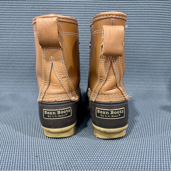 LL Bean Classic Bean Boot GoreTex Lined Womens Leather Waterproof Duck Boot Sz 8 - Picture 5 of 11